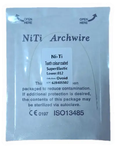 Дуги NiTi кольорові (1шт) Ovoid